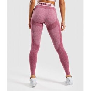 Full length Gymshark Flex Leggings in Beet Marl